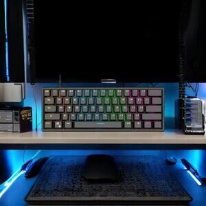 Professional BAJEAL LED 60% Mechanical RGB Gaming Keyboard Tactile
